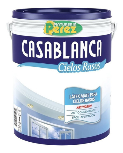 Casablanca Latex Cielorrasos 20 Lts Classic Pintura Interior
