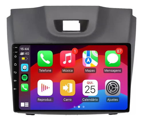 Multimidia S10 12/16 9p Adak G2 Android 14 Carplay 2gb 64gb