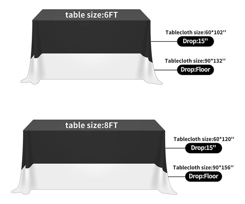 Mantel Para Mesa De Forma Rectangular 120 In X 60 In