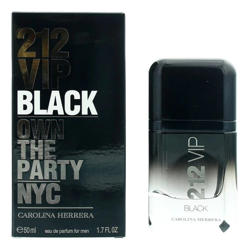 Carolina Herrera 212 Vip Black Own The Party Nyc Edp 50 Ml