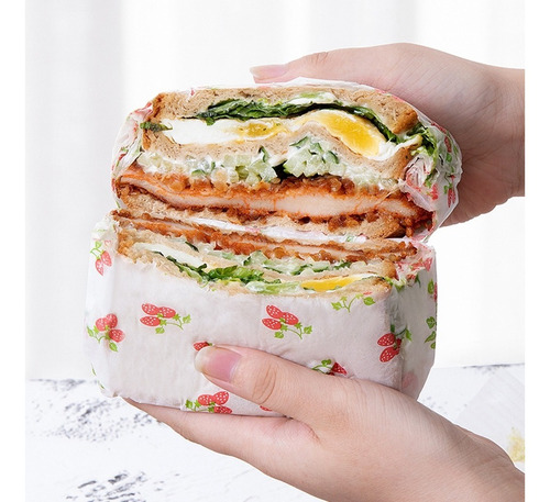 Imagen 6 de 7 de Papel encerado Que no contamina los alimentos 50 pzas