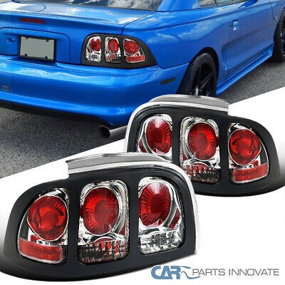 Fit 94-98 Ford Mustang Clear Rear Tail Lights Parking Br Ttx