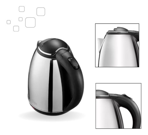 Hervidor Eléctrico Tetera De Acero Inoxidable Jarra 1,8