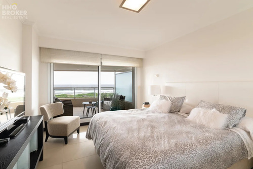 Apartamento En Venta De 3 Dormitorios, Torre Lobos, Punta Del Este, Playa Brava.