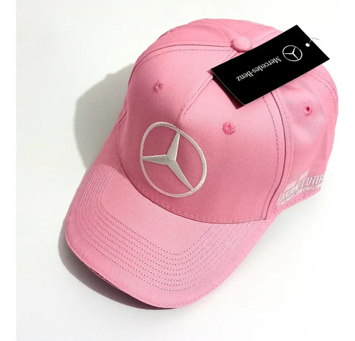 Gorro Mercedes Benz Amg F1 Lewis Hamilton Gorra Rosa