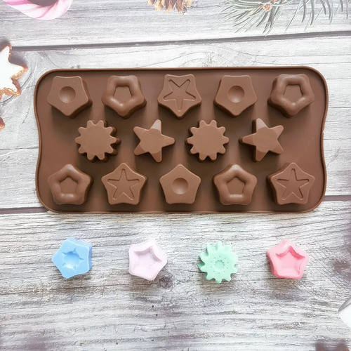 Molde De Silicon E Forma De Estrella #3