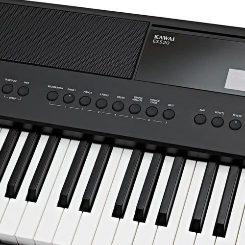 Piano Digital Kawai Es520 Eléctronico 88 Teclas Pr Color Negro