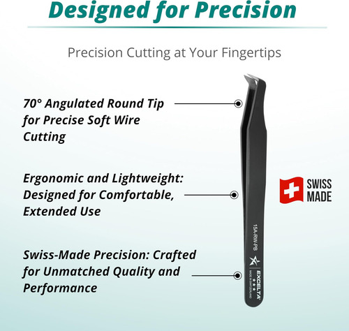 Excelta 15a-rw-pb Precision Precision Round De Punta Redonde