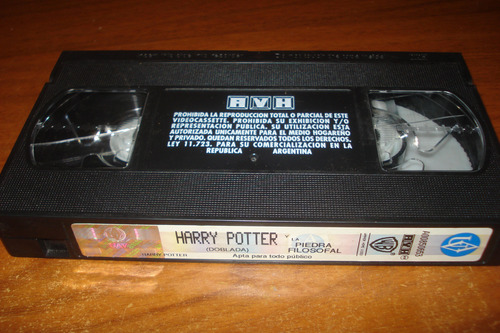 Vhs Harry Potter Y La Piedra Filosofal (Usado)