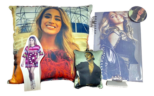 Paquete Cojin Ally Brooke Libreta Pin Banda Fifth Harmony