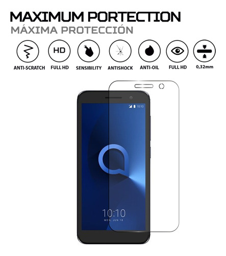 Protector Mica Pantalla Para Alcatel 1