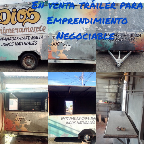 Tráiler Grande Ideal Comida Rápida, Desayuno /almuerzo 