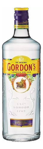 Gin Gordons X 700cc Directo De Importador 