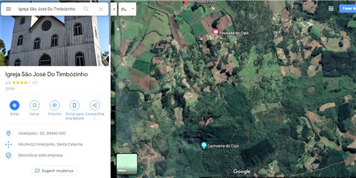 Terreno De Mata Nativa Com 44.100 M2 Verdadeiro Paraíso Para Os Amantes Da Natureza