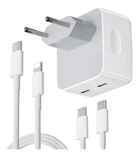 Cargador 35w + Cable Compatible iPhone 14 Lighting-c