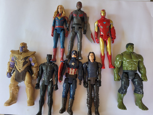 Set Pack Titan Hero Avengers Hasbro Winter Soldier (Usado)