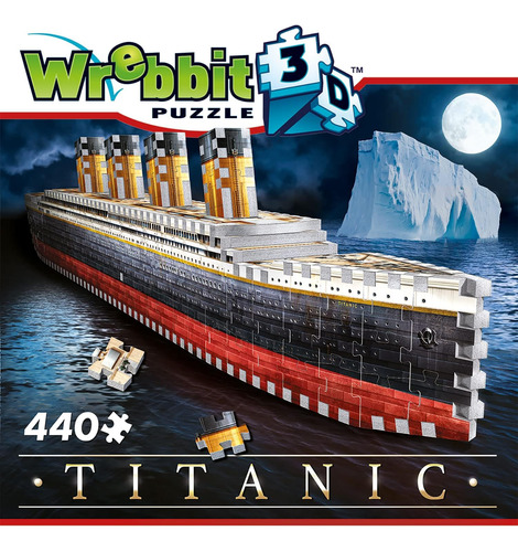 Rompecabezas 3d Wrebbit Wrebbit 3d - Rompecabezas 3d Titanic