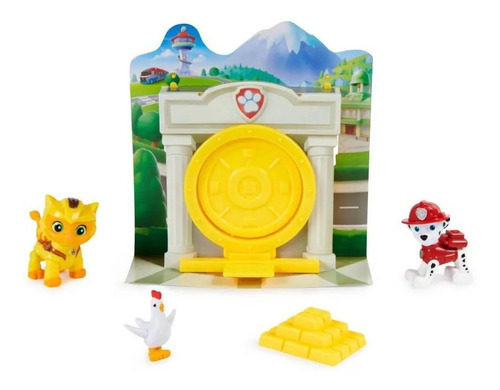 Kit de rescate Leo E Marshal Cat Pack Sunny 3258, color amarillo