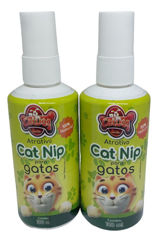 Catnip Líquido 2 Unidades Kit Gato