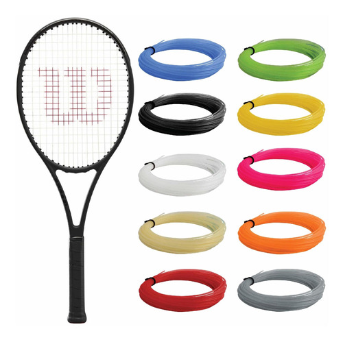 Pro Staff 97l V13 Tennis Racquet Strung With Synthetic