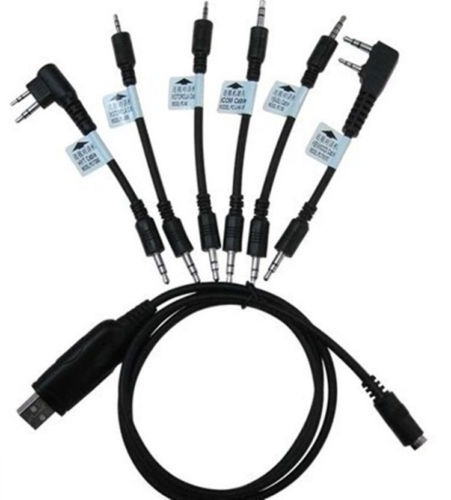 6 En 1 Cable De Programación Usb Para Baofeng Motorola Kenwo