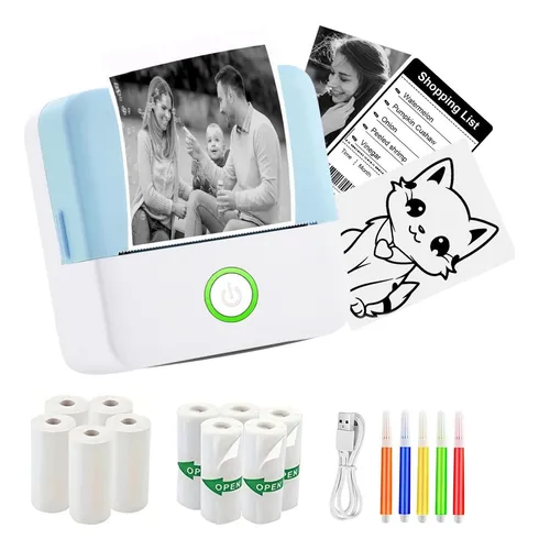 Prinhsji Sticker Printer, Mini Impresora Térmica, Fabricante