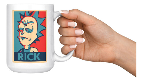 Taza Mug Grande Rick And Morty Diseño 2