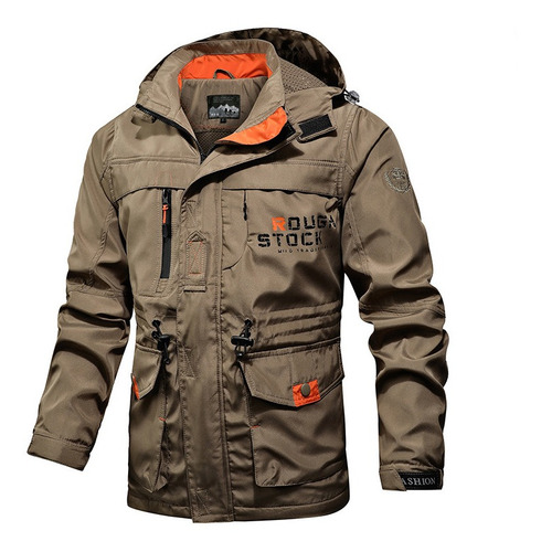 Chaquetas De Chaqueta Impermeable Desmontable Para Hombre