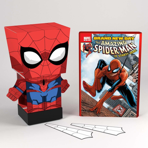Spiderman Toy  Marvel Pulp Heroes  Snap Bots Colecciona...