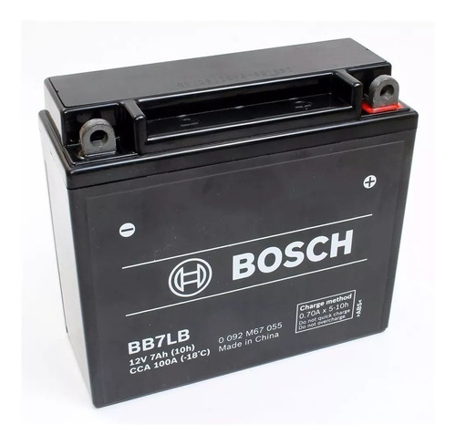 Imagen 1 de 3 de Bateria Moto Bosch Bb7lb Zanella Zr 150 200 250 Skua 200