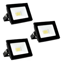 Comprar Combo X3 Reflector Led Candela 6841 10w Luz Fría Exterior