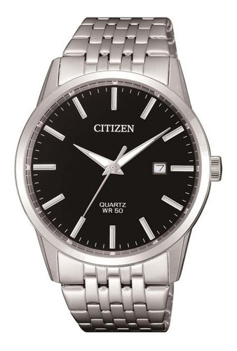 Reloj Para Hombre Citizen Bi5000-87e En Acero Inoxidable Color de la correa Plateado Color del bisel Plateado Color del fondo Negro