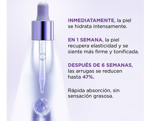 Imagen 7 de 9 de Serum Revitalift Loreal Paris Ácido Hialurónico 30ml