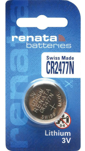 Pila Boton Renata Cr2477 - Lithium 3v