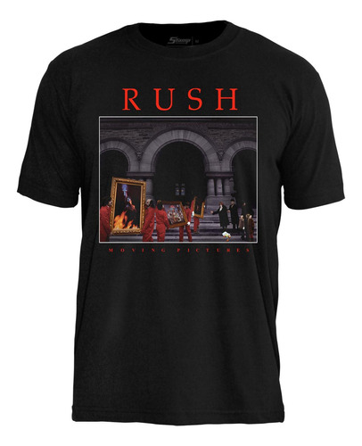 Camiseta Rush Stamp Rockwear Ts1422 Moving Pictures