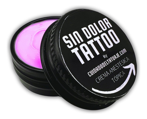 Sin Dolor Tattoo Crema Anestésica 10g Máxima Calma Tatuajes