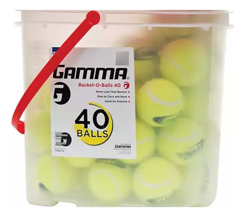 Gamma Cubeta De Pelota De Tenis Para Practicantes