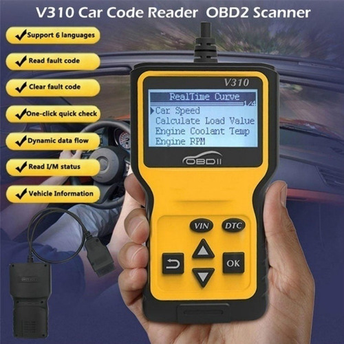 Nuevo Escáner Automotriz V310 Para Vehículo Obd2 Eobd Desde