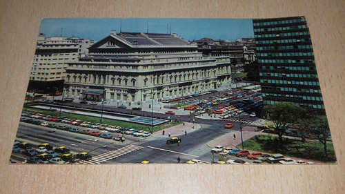 Antigua Postal Buenos Aires Teatro Colon