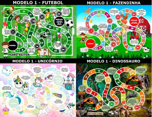 28 Jogo de Tabuleiro Qualquer Tema - Lembrancinha