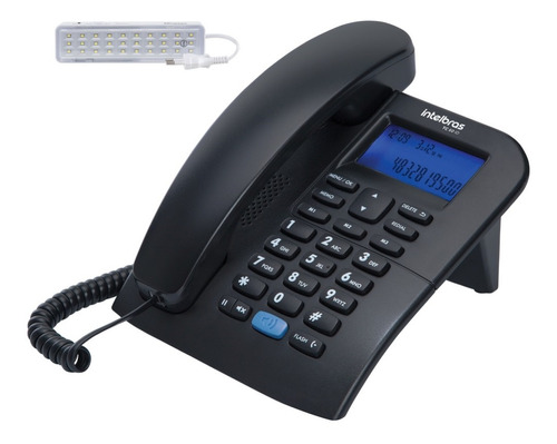 Aparelho Telefone Fixo Com Fio Intelbras Tc 60 Id Com Bina