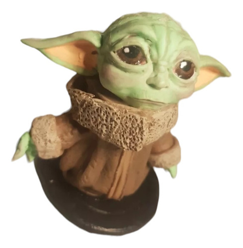 Adorno Torta Centro Mesa Star Wars Figura Baby Yoda Grogu 