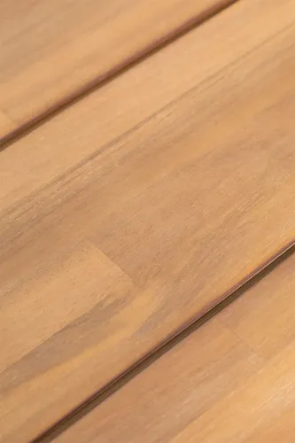 Mesa Comedor Y De Jardín Rectangular En Roble Macizo