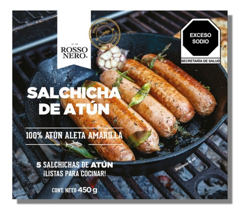 Salchicha De Atún Rossonero 450g (5-pack)