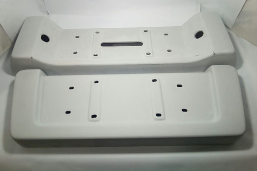 Imagem 3 de 3 de Par Suporte Placa Troller 2009 A 2014 Em Fibra De Vidro