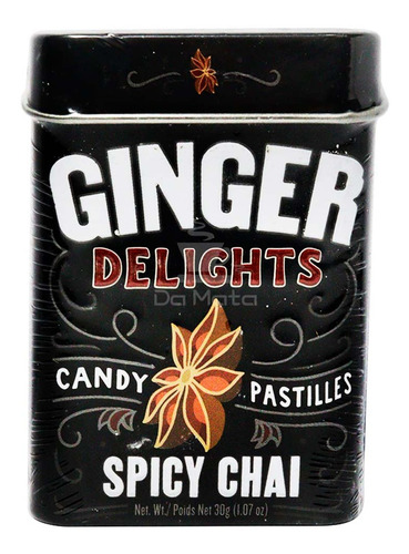 Pastilha Importada Ginger Spicy Chai