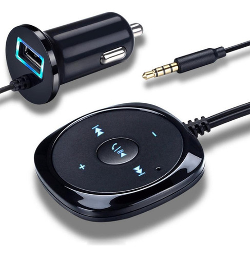 Bc20 Aux Cargador Soporta Aux Bluetooth Manos Libres Kit De