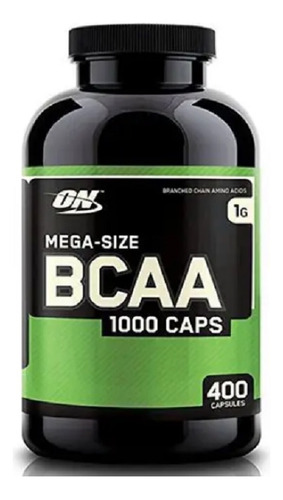 Suplemento Mega-size Bcaa Optimun Nutrition 400cps