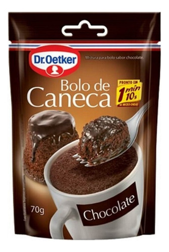 Mistura para Bolo de Caneca Chocolate Dr.Oetker 70g