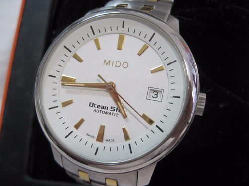 Mido Ocean Star Automatic, Todo Em Aço, Cx. 39mm, Estado Ok